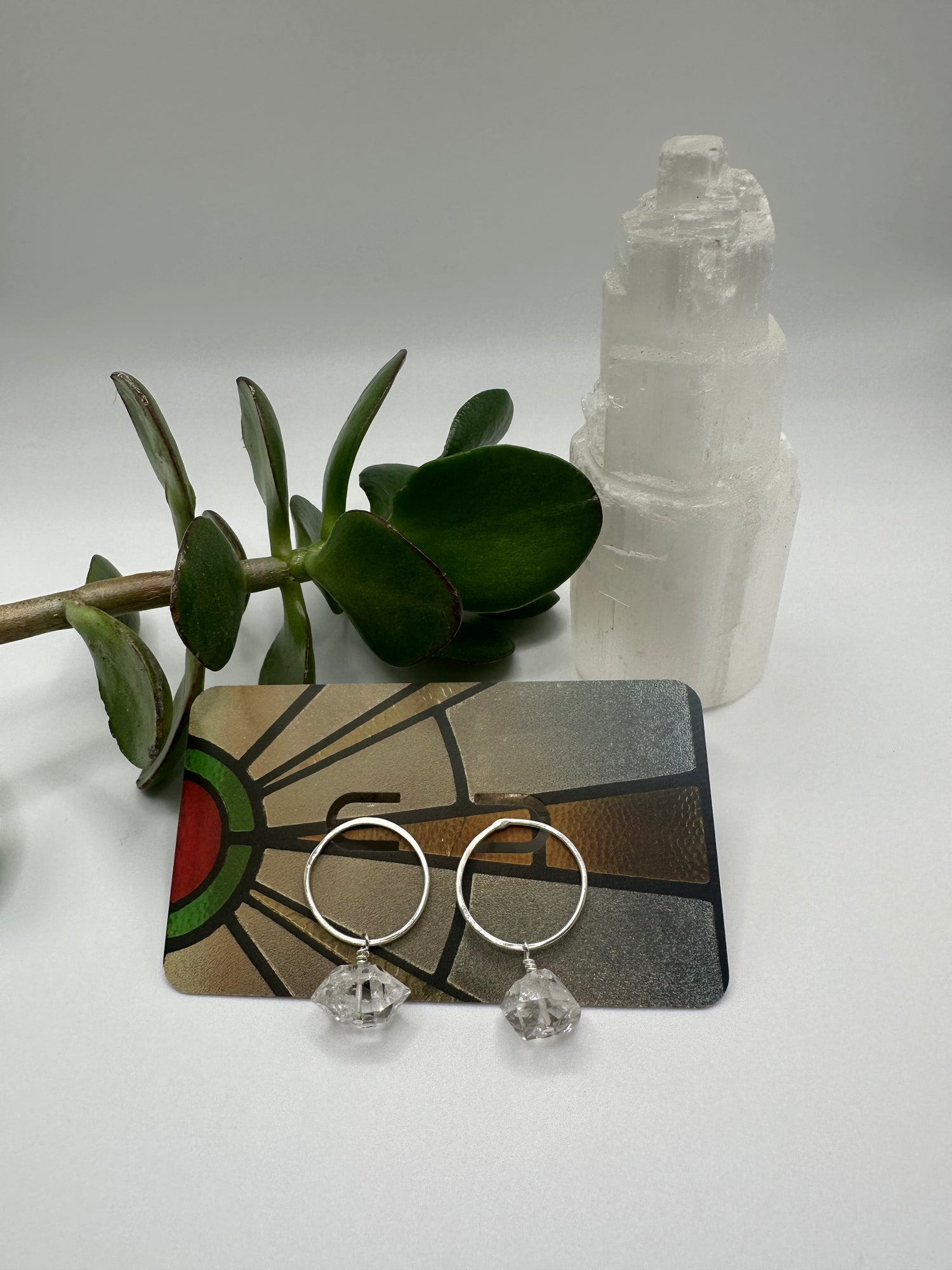 New Gem and Silver Earrings